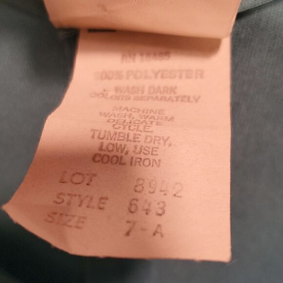 Vintage 70's Jody T of California blue maxi dress - Picture 5 of 9